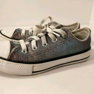 Converse Chuck Taylor All Star 12.5 Kids Shoes Coastal Pink-Silver 665102F